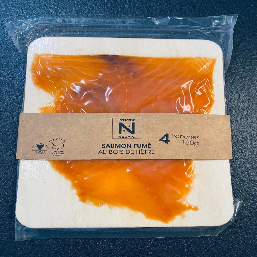 Saumon Fumé 4 tranches 160g le Caviar de Neuvic